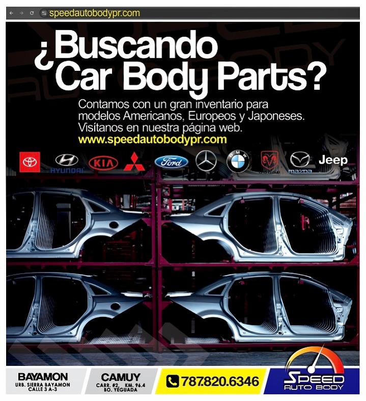 Speed Auto Body Distributors | Camuy
