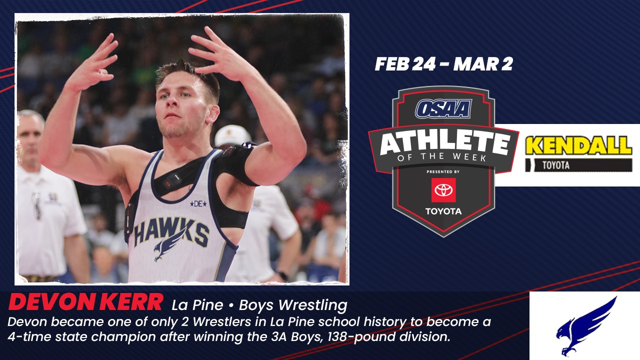 Oregon - Kendall Toyota of Bend and the OSAA congratulate Devon Kerr of ...