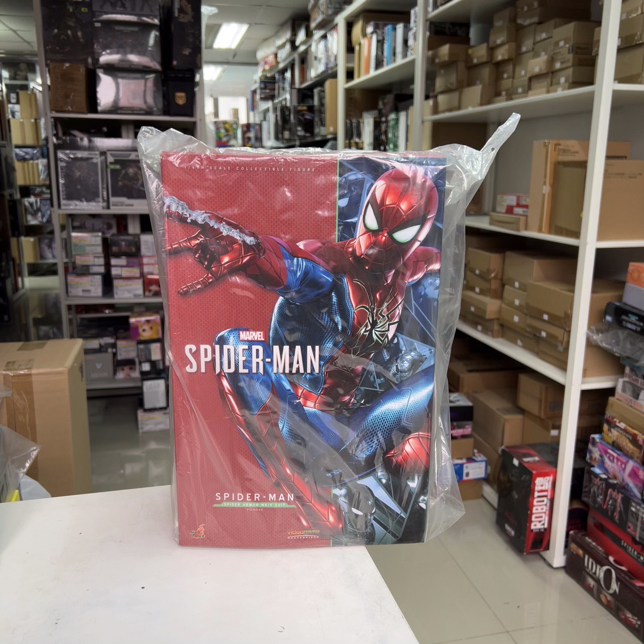 Hottoys VGM043 Spider-Man (Spider Armor - MK IV Suit) 全新未開封 $880