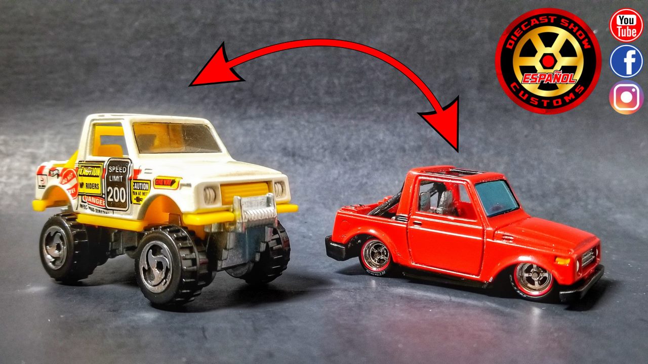 Custom Hot Wheels 1996 Street Roader Suzuki Samurai