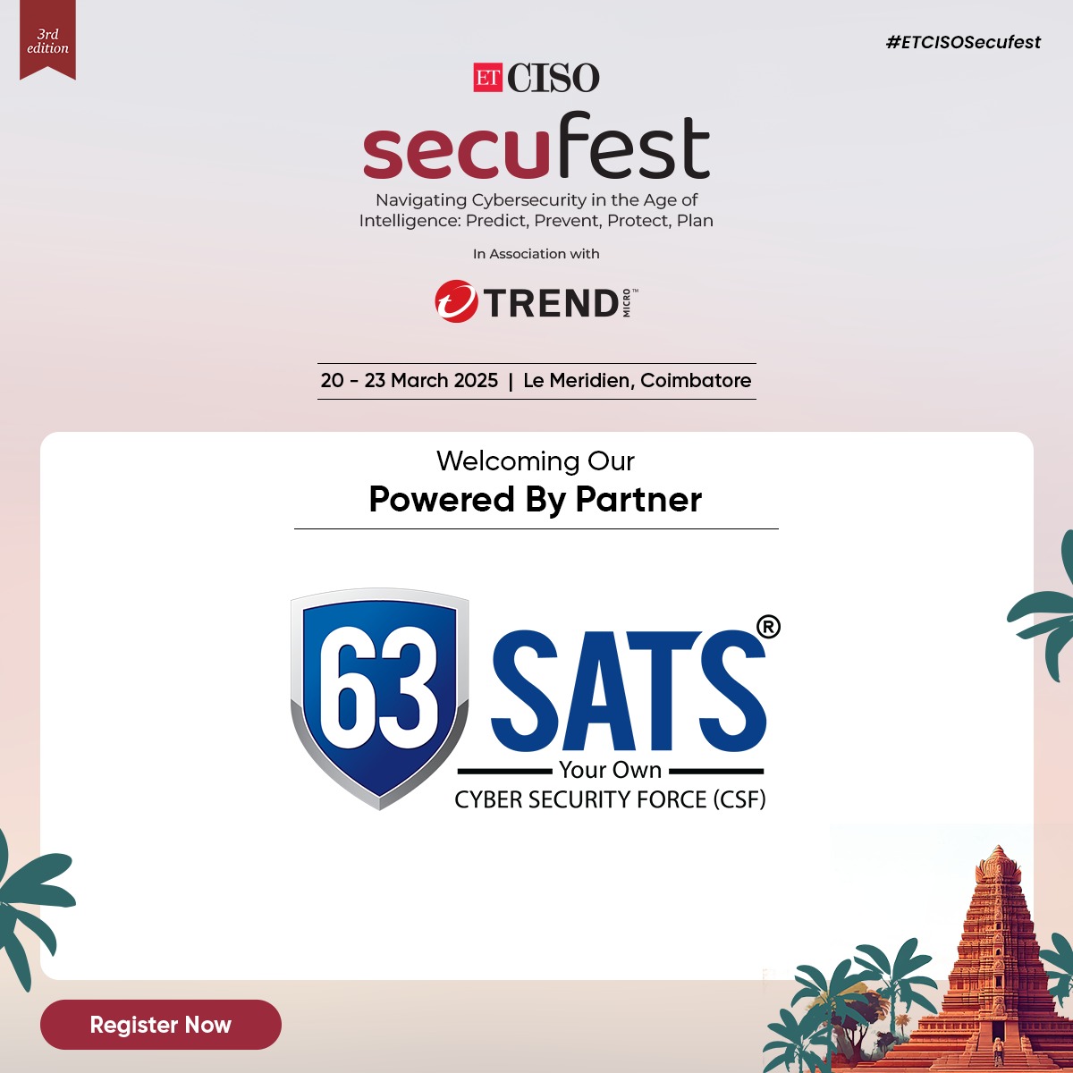 ET - ETCISO SecuFest 2025 is proud to have 63SATS as our Powered By ...