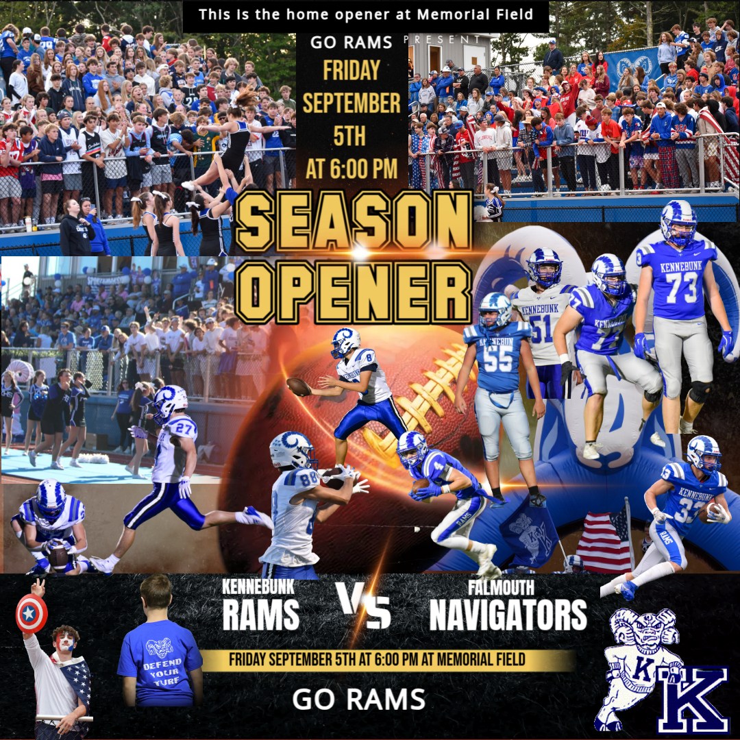 The RAMS host the Falmouth Navigators... - Kennebunk Football | Facebook