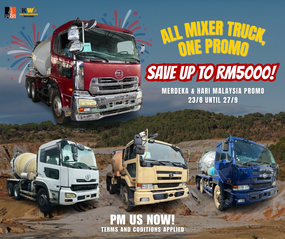 KW - 🚚 Mixer Truck Line-Up Promo Save up to RM5,000 this Merdeka ...