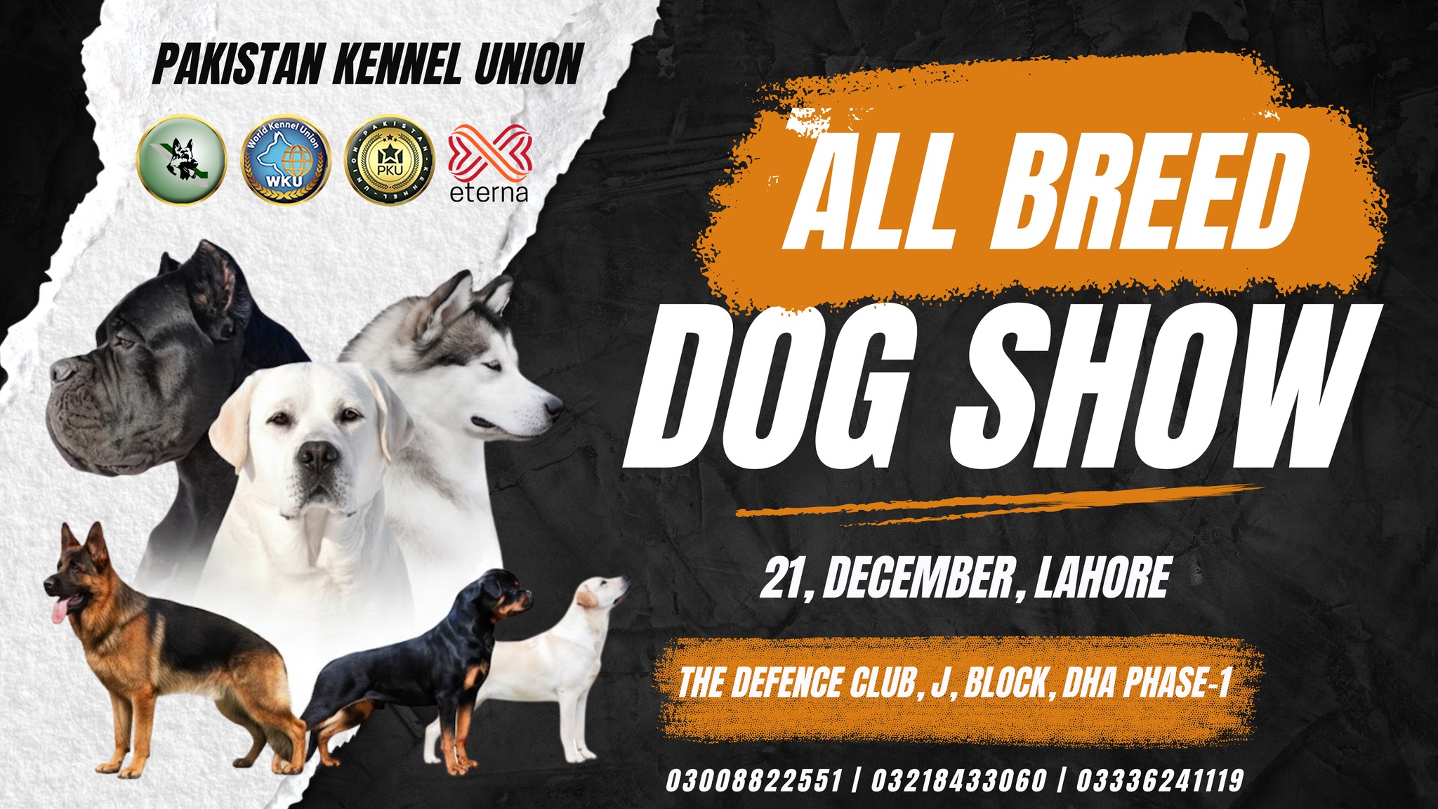 Pakistan - 🐾 ALL BREED DOG SHOW – LAHORE 🐾 📅 21 December 2025 📍 The ...