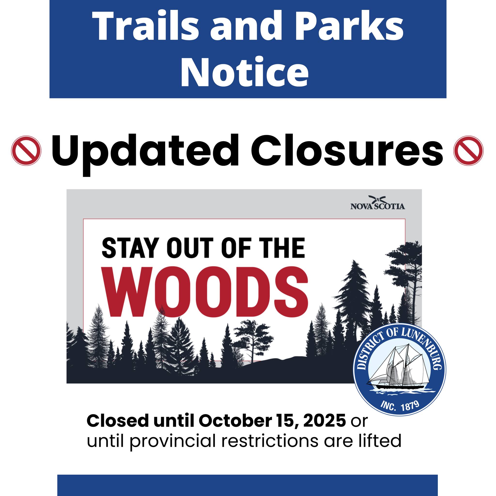 District - 📣 CLOSURE INFORMATION ️UPDATED ️📣 The Province of Nova ...