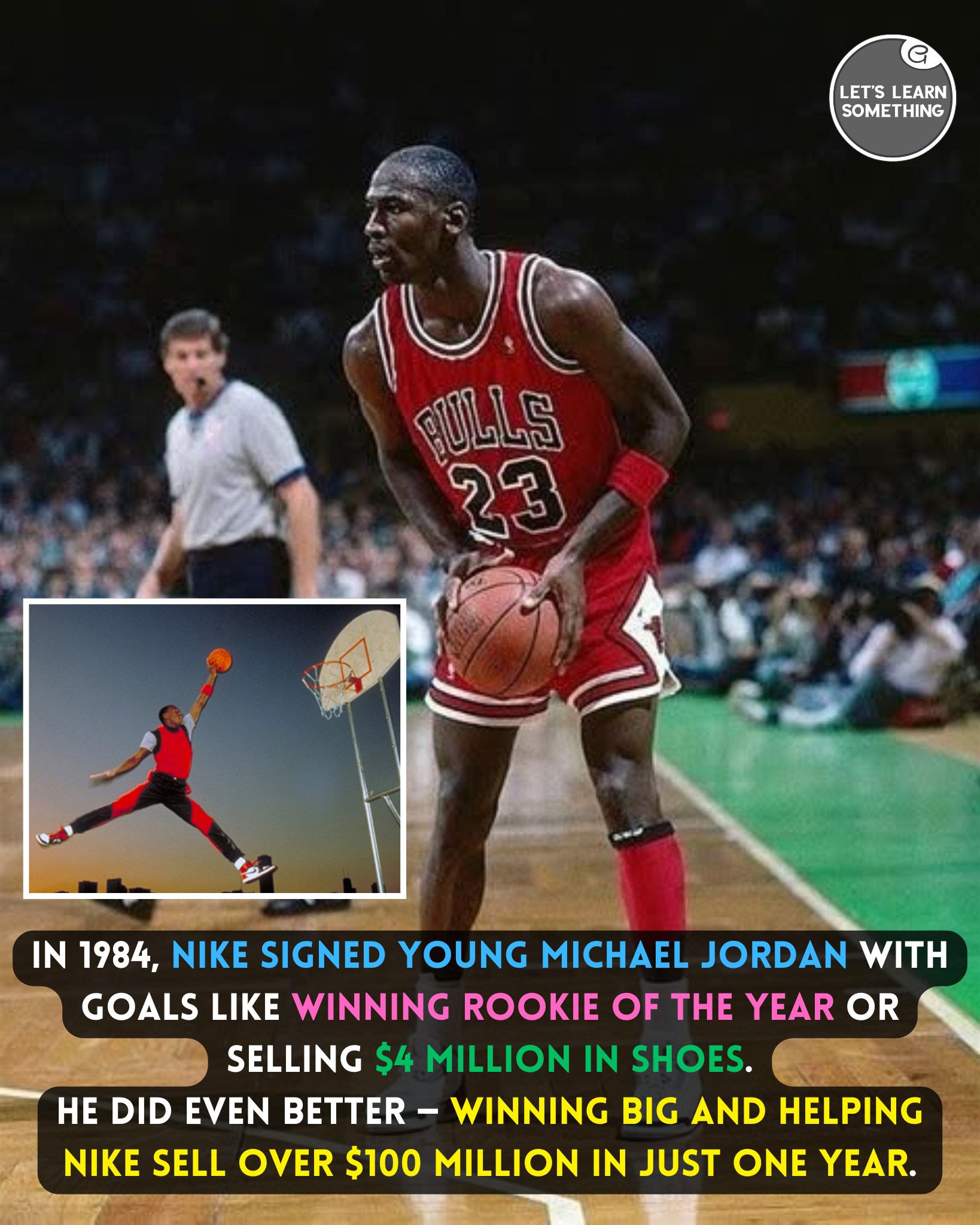 1984 A rookie. A risky endorsement deal. When Michael Jordan 