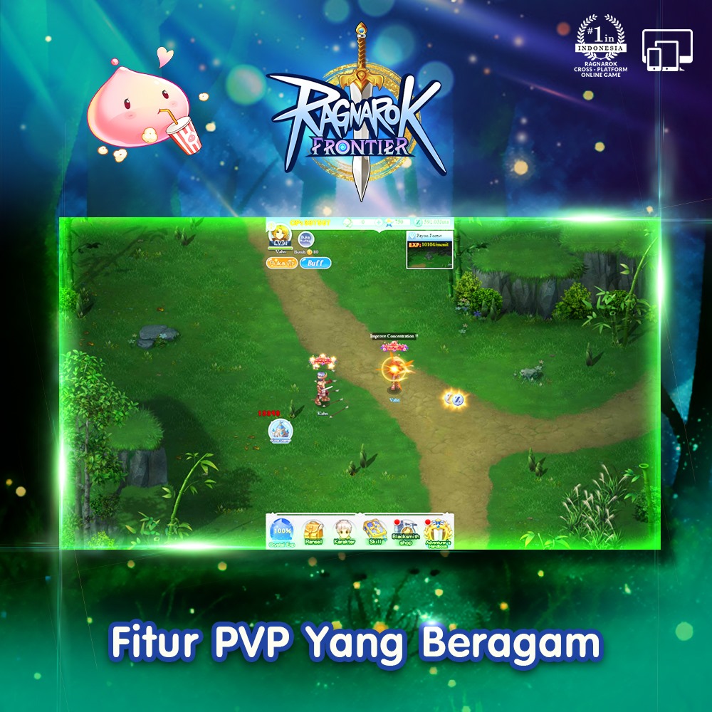 Ragnarok Frontier - Hi, RO Mania~ 📣 Mode PVP Dengan sistem pertarungan ...