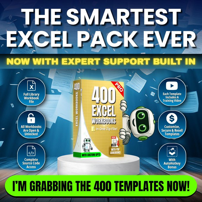 Excel - You’re building dashboards manually… while 400+ expert-designed ...