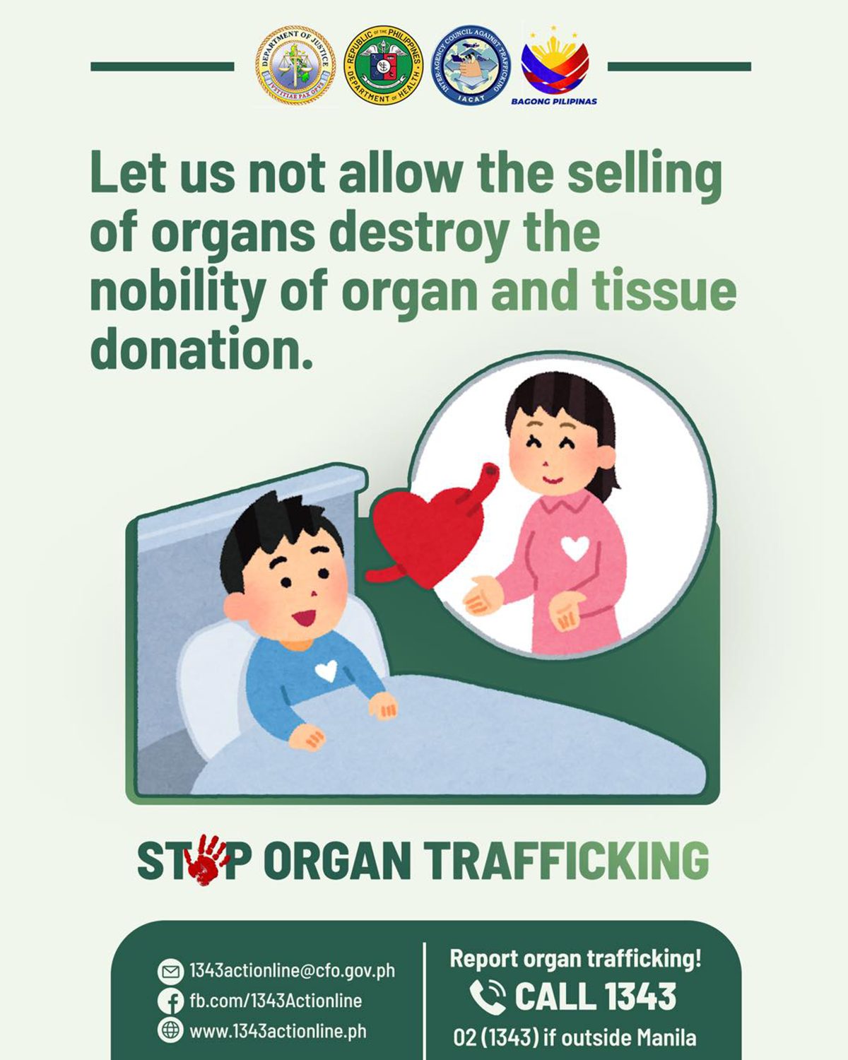 𝗦𝗮𝘆 𝗡𝗢 𝘁𝗼 𝗢𝗿𝗴𝗮𝗻 𝗦𝗲𝗹𝗹𝗶𝗻𝗴! The act of organ and tissue donation is a ...