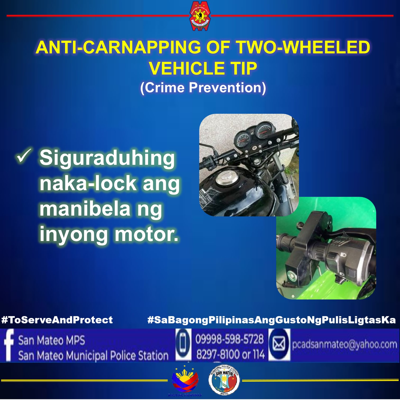 San - ANTI-CARNAPPING OF TWO-WHEELED VEHICLE TIPS # ...