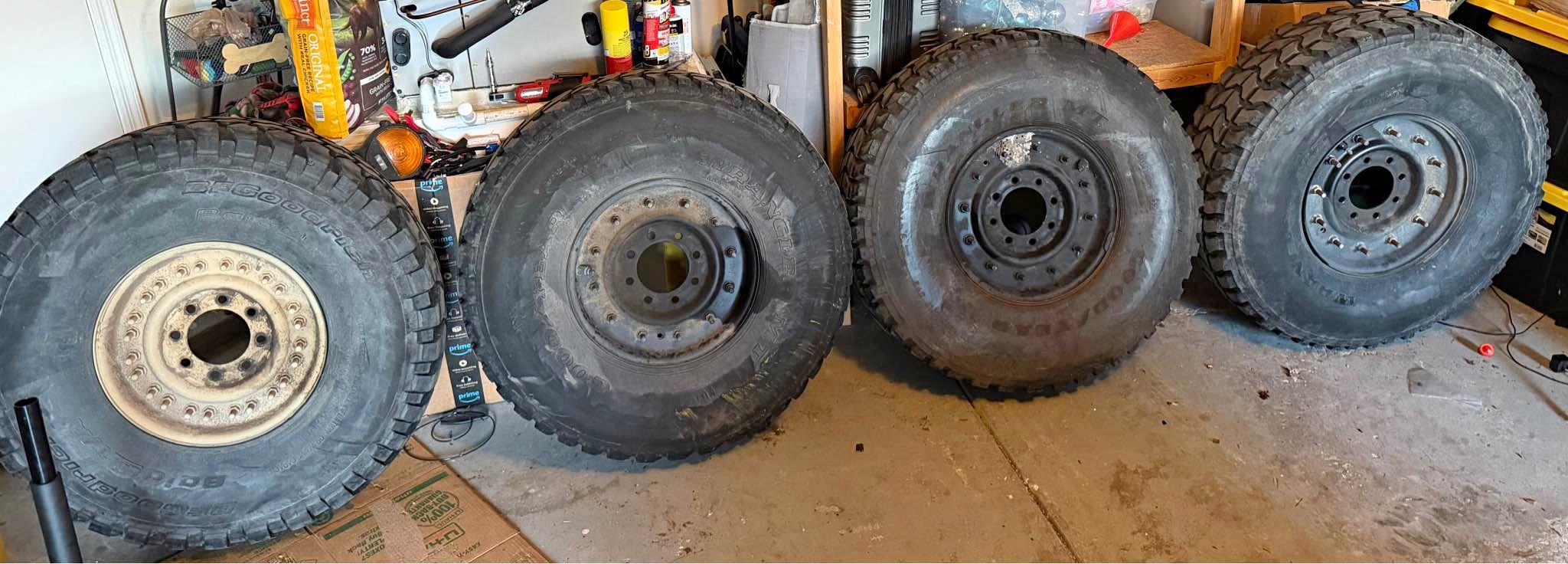 HMMWV Tires Wheels H1 Hummer 37x12.5x16.5 - Car Wheels, Tires & Parts ...
