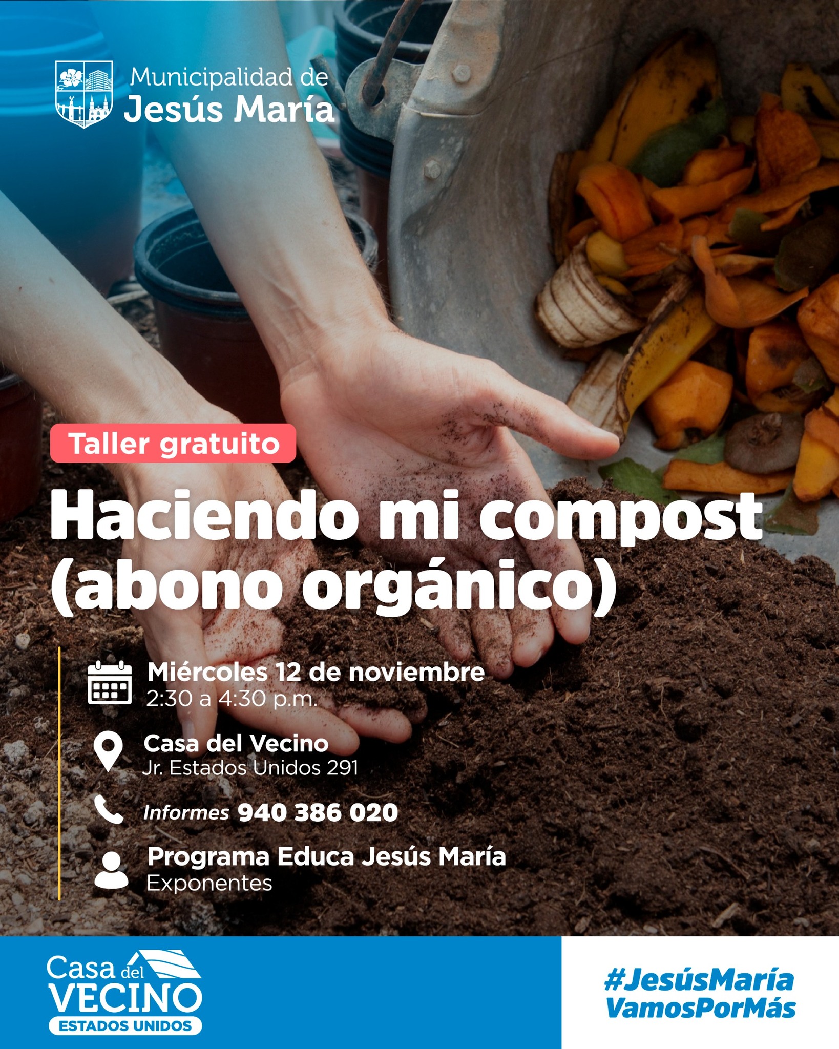 🌱♻️ ¡Dale vida a la tierra!... - Municipalidad de Jesús María | Facebook