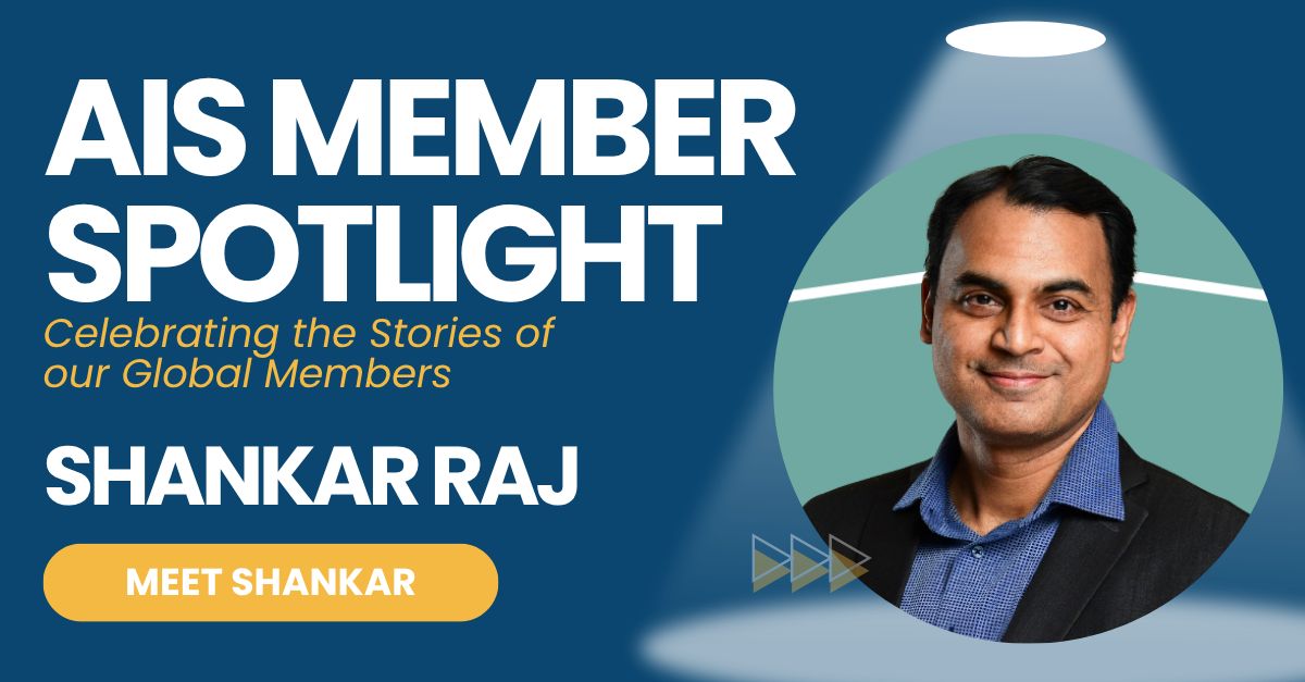 Meet Shankar Raj!... - Association for Information Systems | Facebook