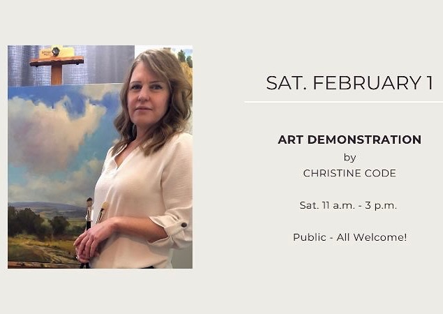 Painting demonstration TOMORROW... - Christine Code Fine Art | Facebook