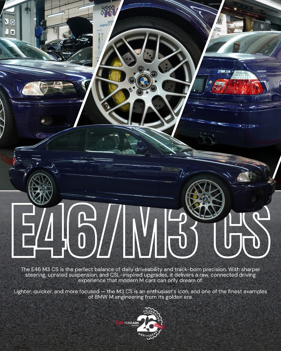 Juzz - The BMW E46 M3 CS isn’t just your average BMW — it’s a piece of ...