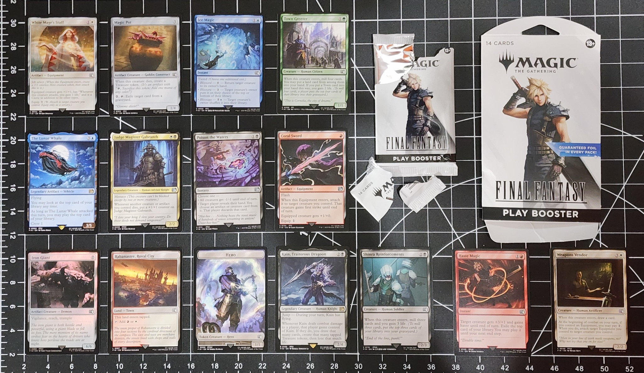 best pulls from final fantasy mtg Magic: The Gathering Collector's Edition X Commander Deck What are your top pulls