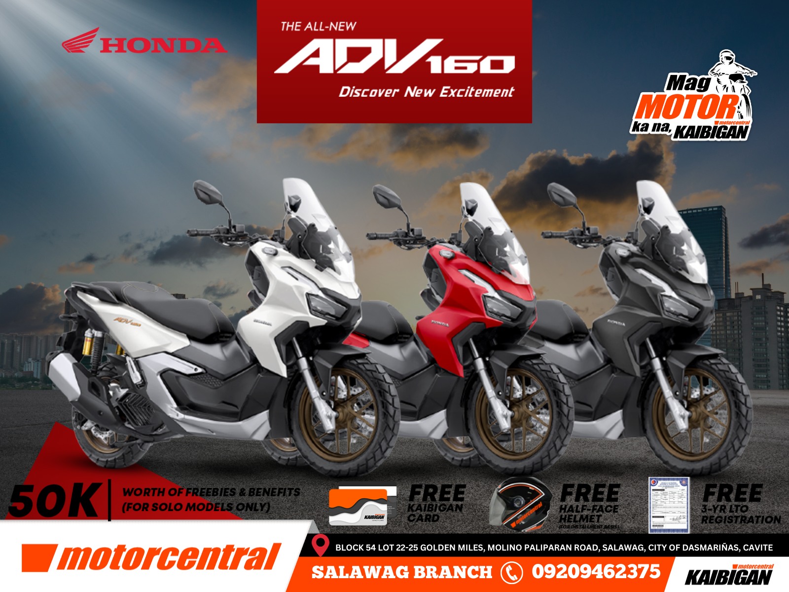 Motorcentral - 🛵 The All- New ADV 160 ABS Discover the New Excitement 🛵 ...