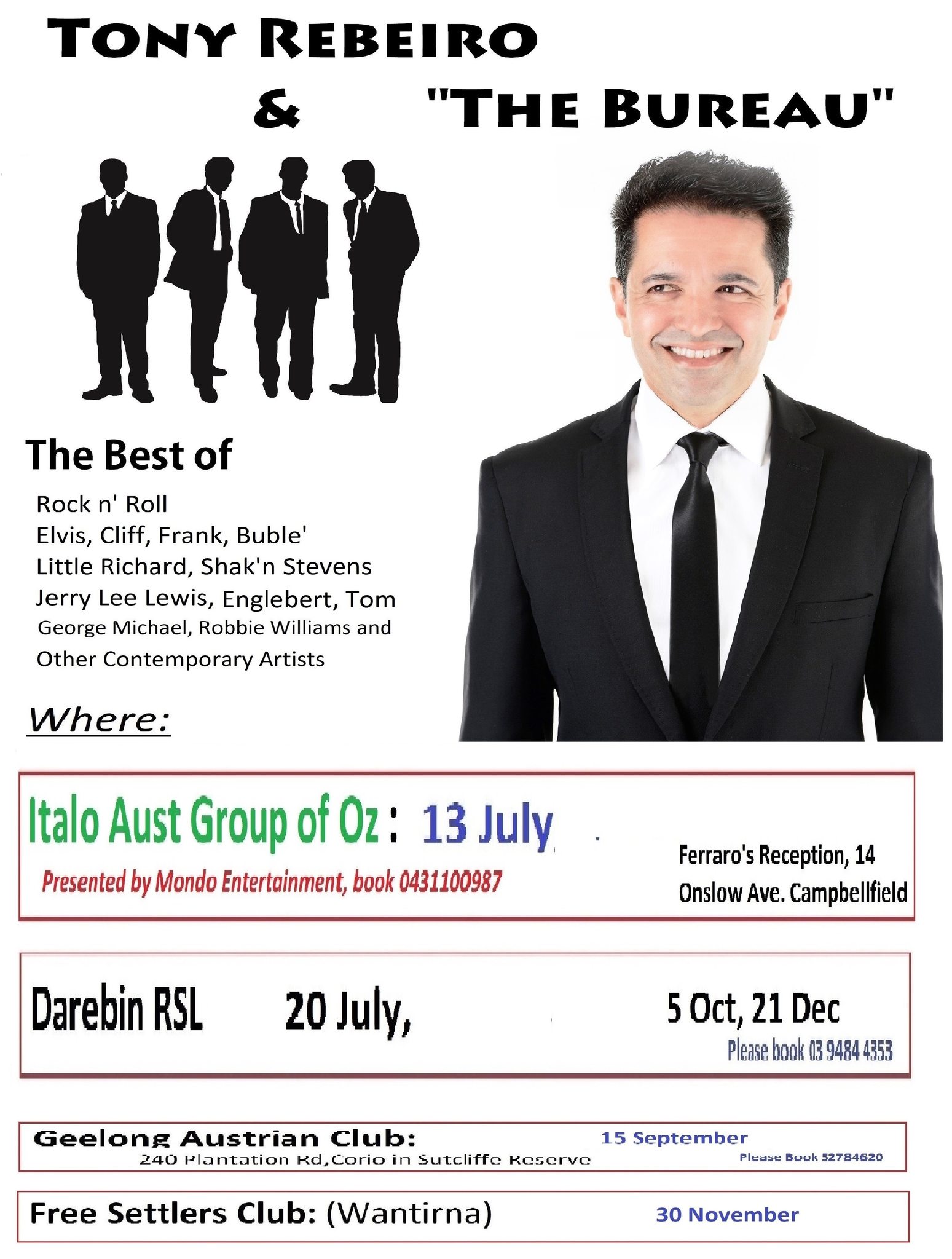 Tony Rebeiro & The Bureau