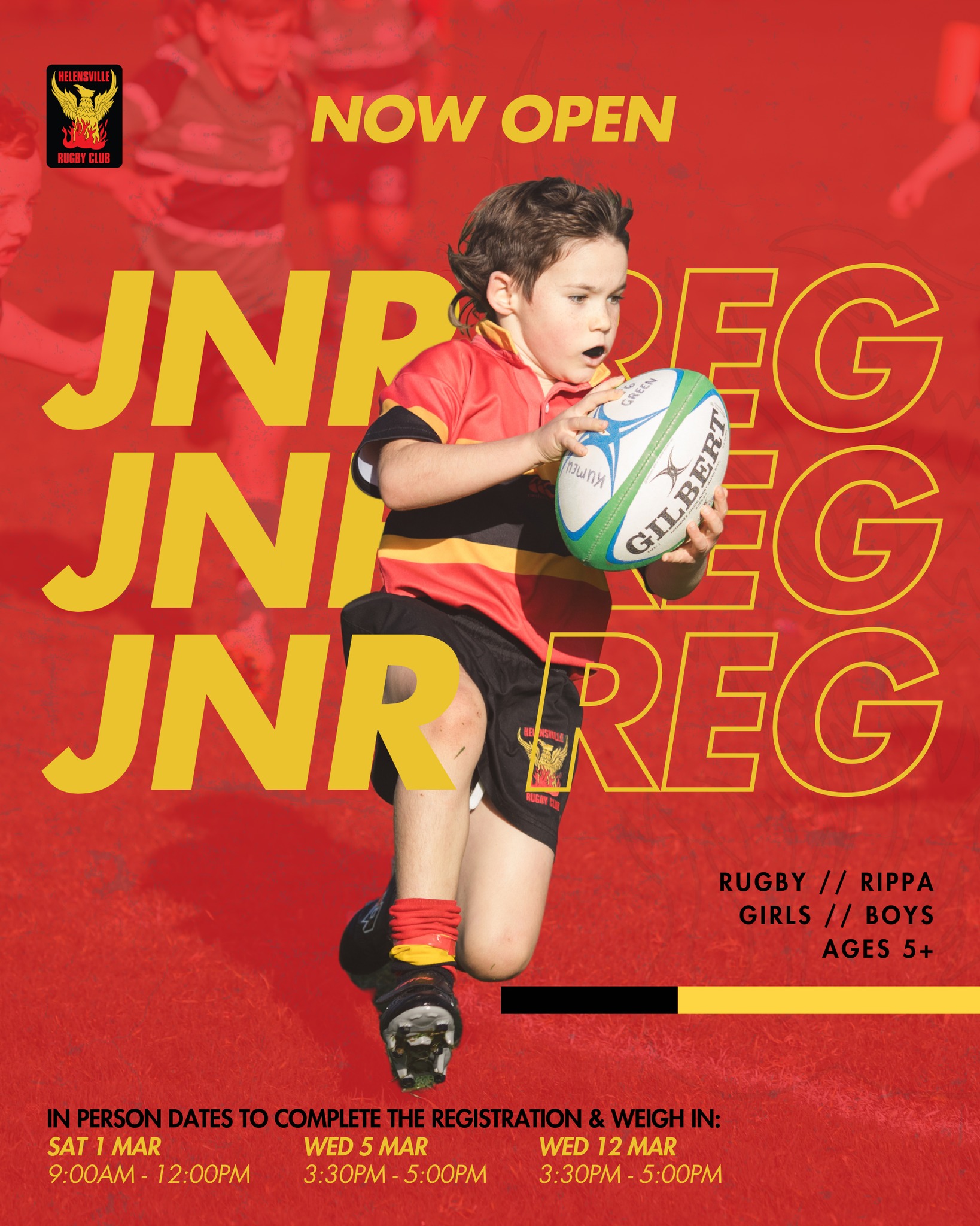 📣 Junior registrations are now... - Helensville Rugby Club | Facebook