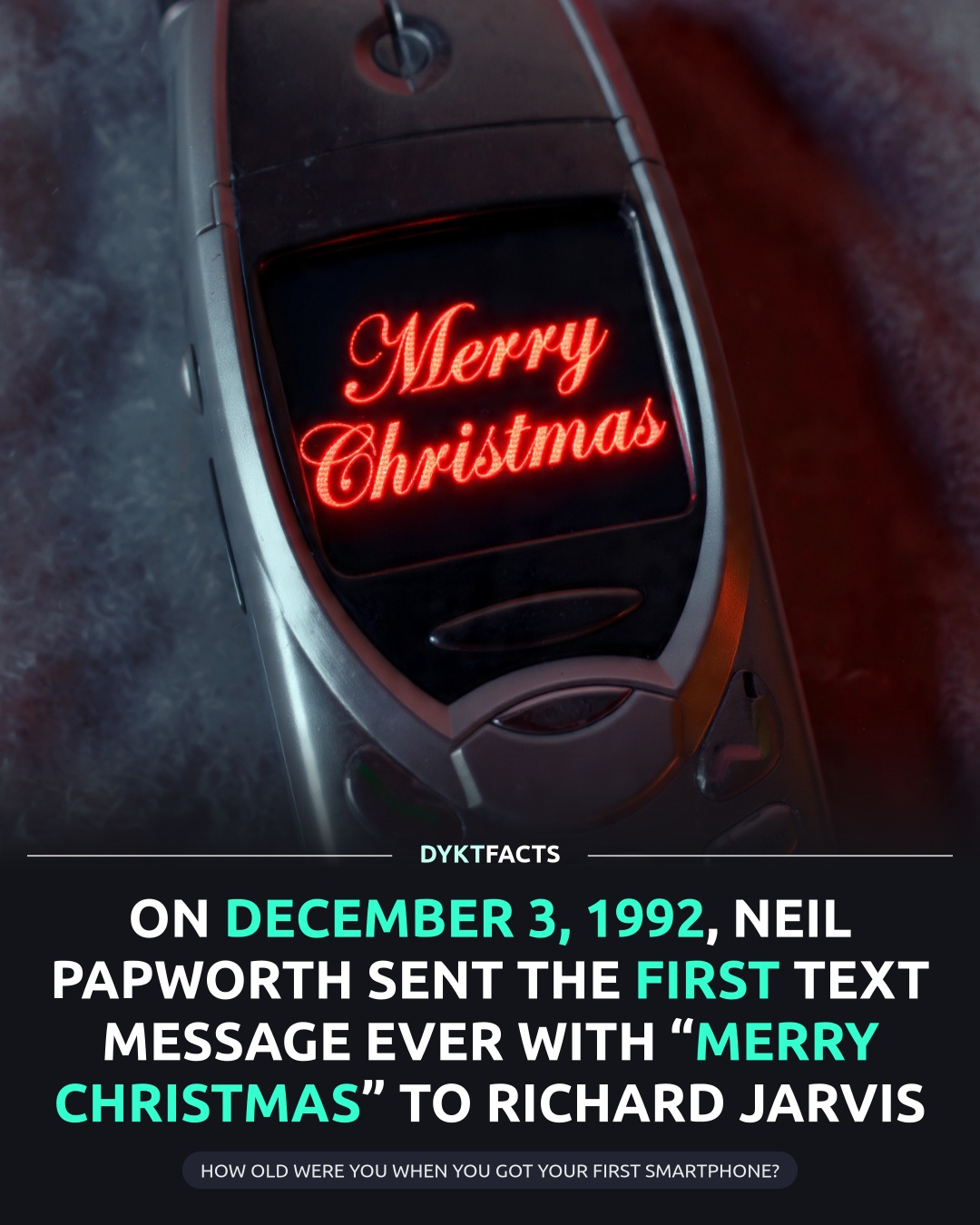 On this day in 1992, British engineer Neil Papworth typed the