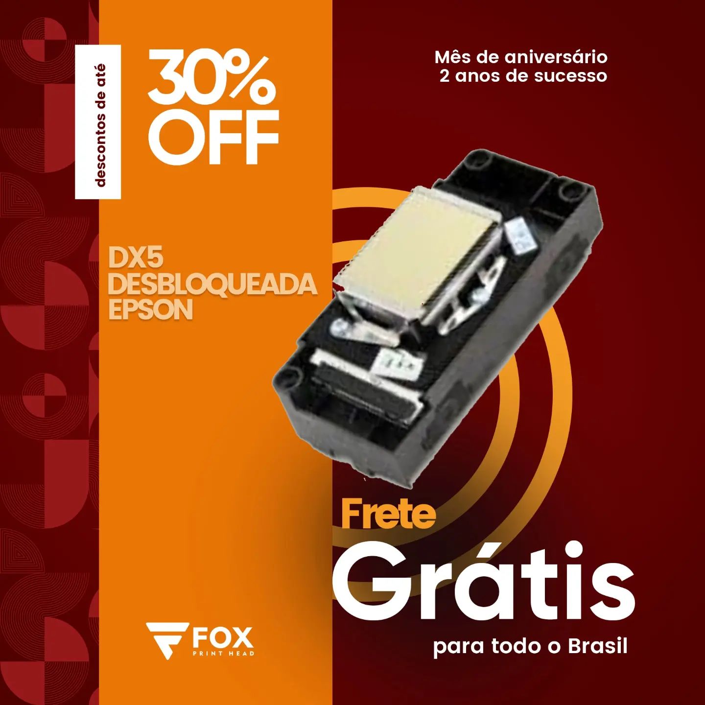 FxPrint - Aniversário Fox Print Há dois anos referência em venda de ...