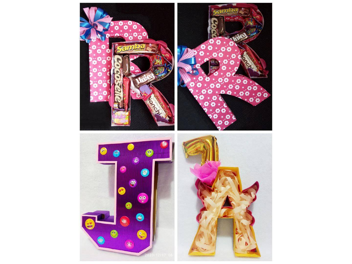 🔠 Cajas tipo letra decoradas 💖 Con... - Kylie Shop - Kyshop21 | Facebook