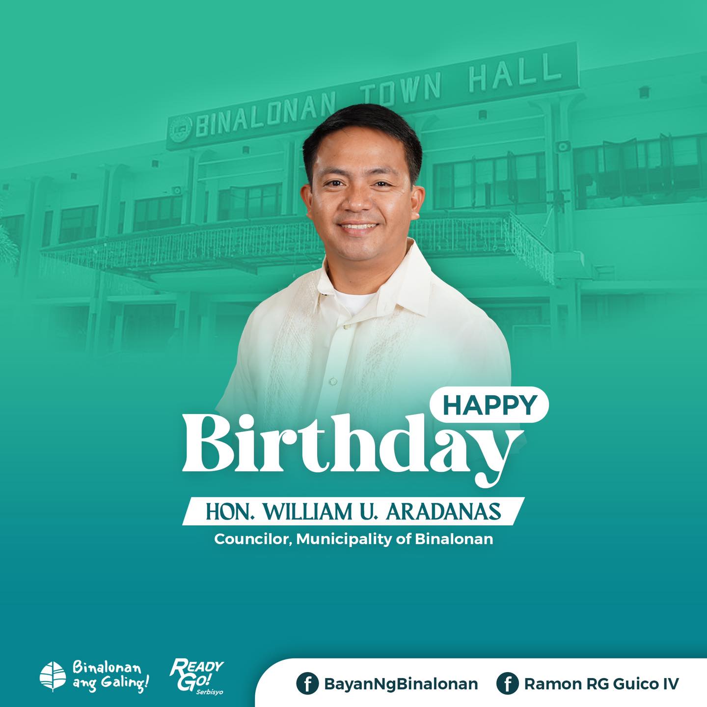 Happy birthday, Councilor William... - Ramon RG Guico IV