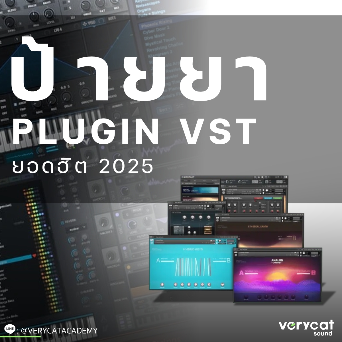 VERY CAT SOUND - แนะนำ Plugin VST 2025 ป้ายยาสุด ๆ : Music... | Facebook