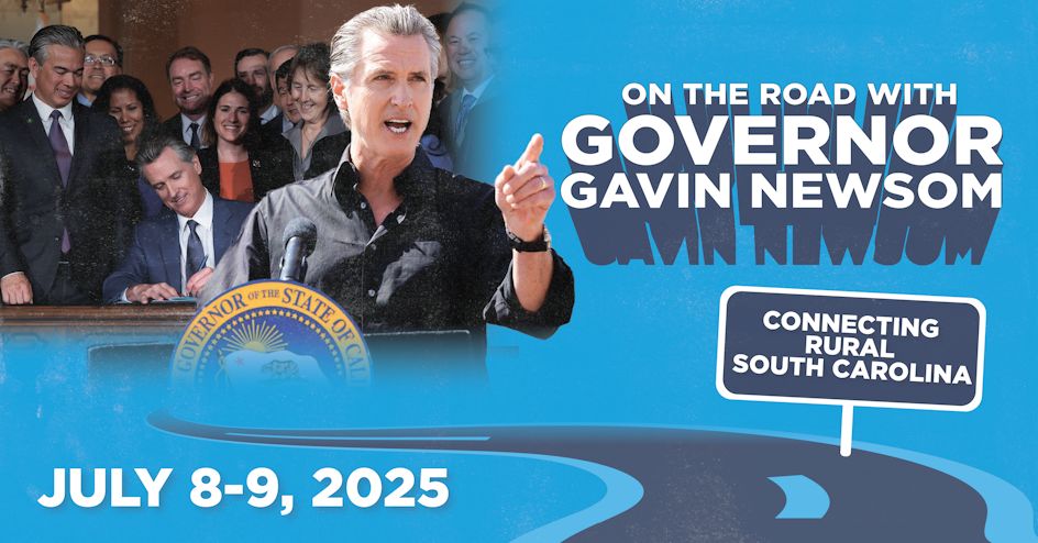 SALUDANow - CALIFORNIA GOVERNOR TO VISIT SC RURAL COUNTIES California ...