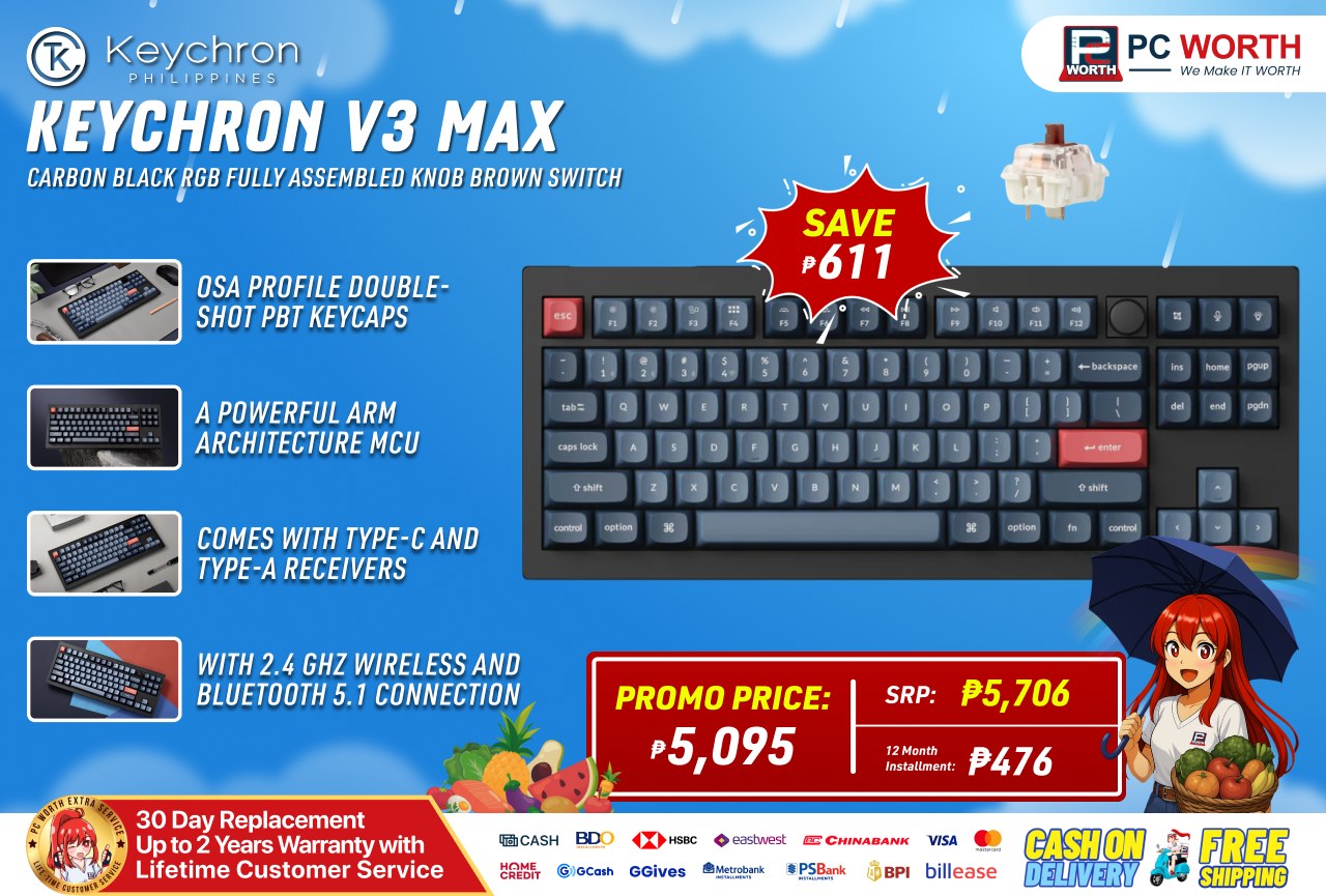 PC - Productivity meets rizz with the Keychron V3 Max in Carbon Black ...
