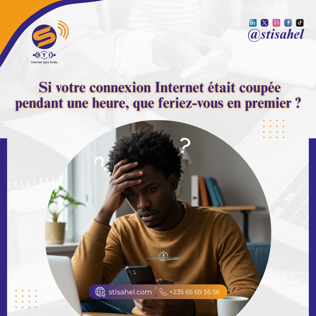 STI - 🚫📶 Si votre connexion Internet était coupée pendant une heure… 🎯 ...