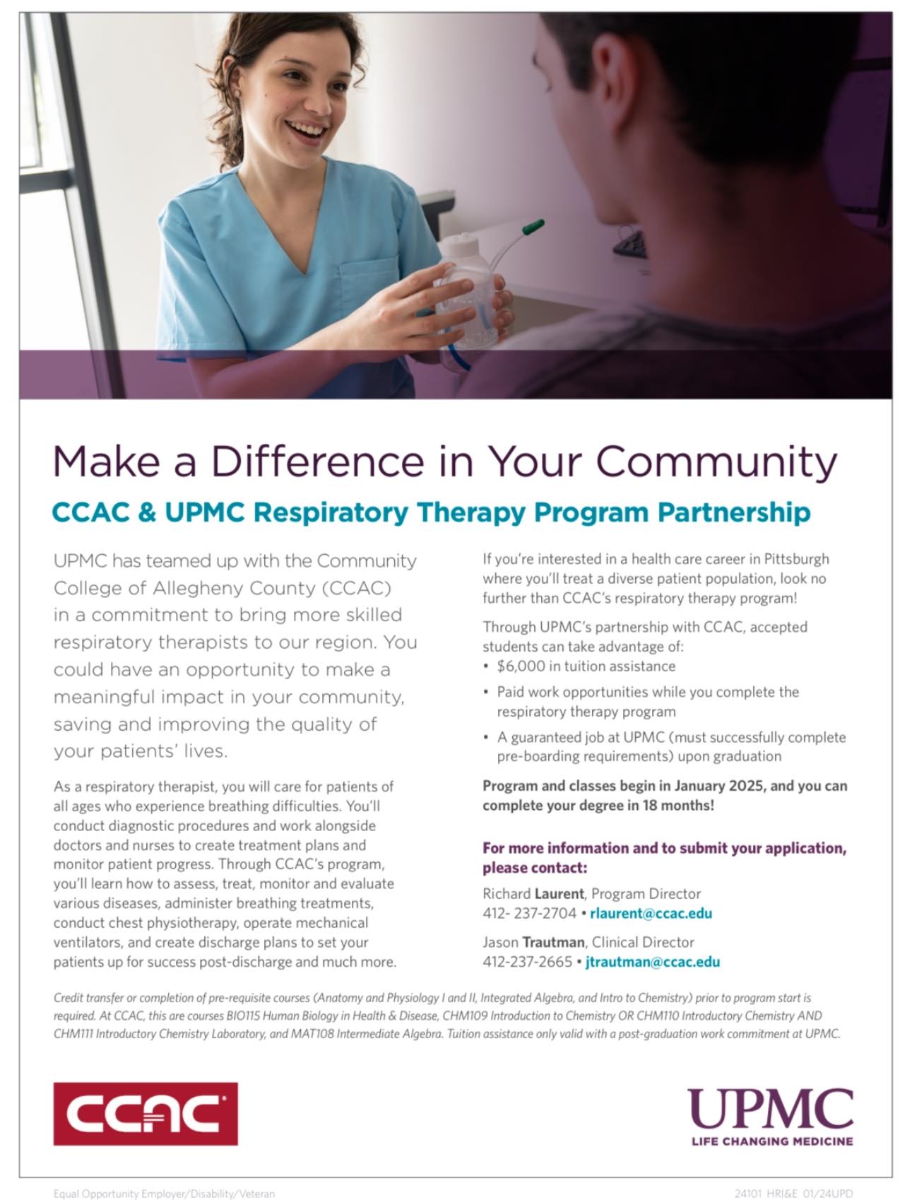 CCAC Respiratory Alumni | Pittsburgh PA