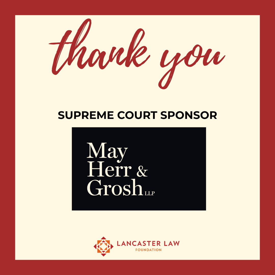 Lancaster - We’re proud to announce that May Herr & Grosh LLP is ...