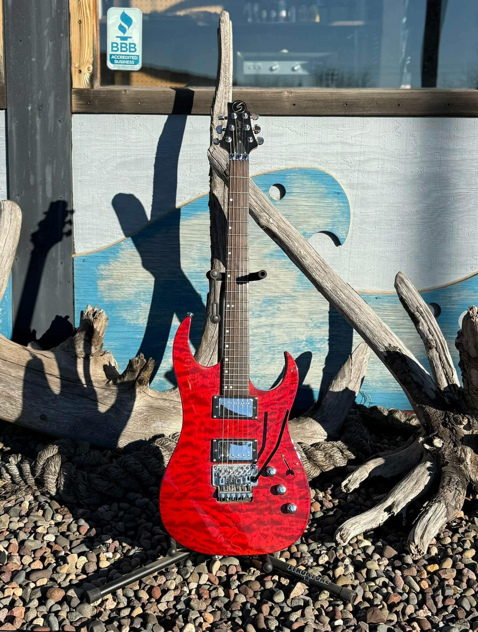 Samick Greg Bennett Interceptor IC-30 early-production purple HSH