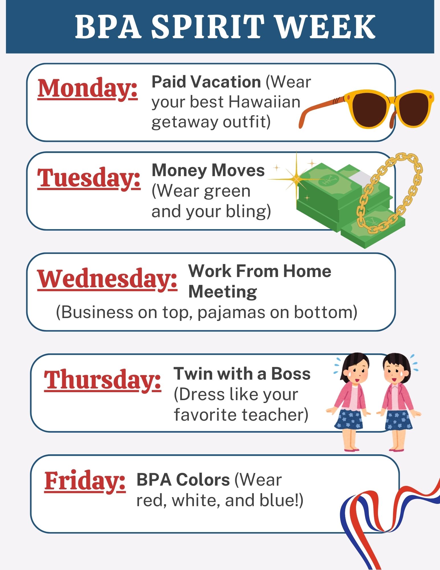 Benton - Students and Staff, celebrate BPA with these dress up days ...