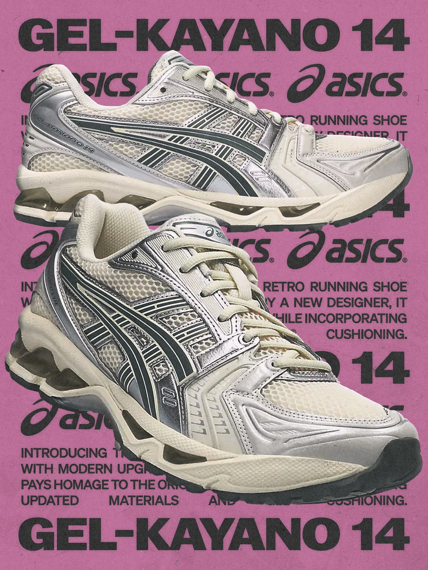 The Asics Gel-Kayano 14, your new sports style staple. #asics 