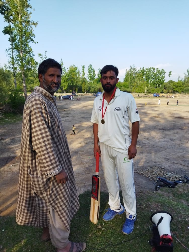 Today Man of the match #waheed... - Rakhpora Cricket Club