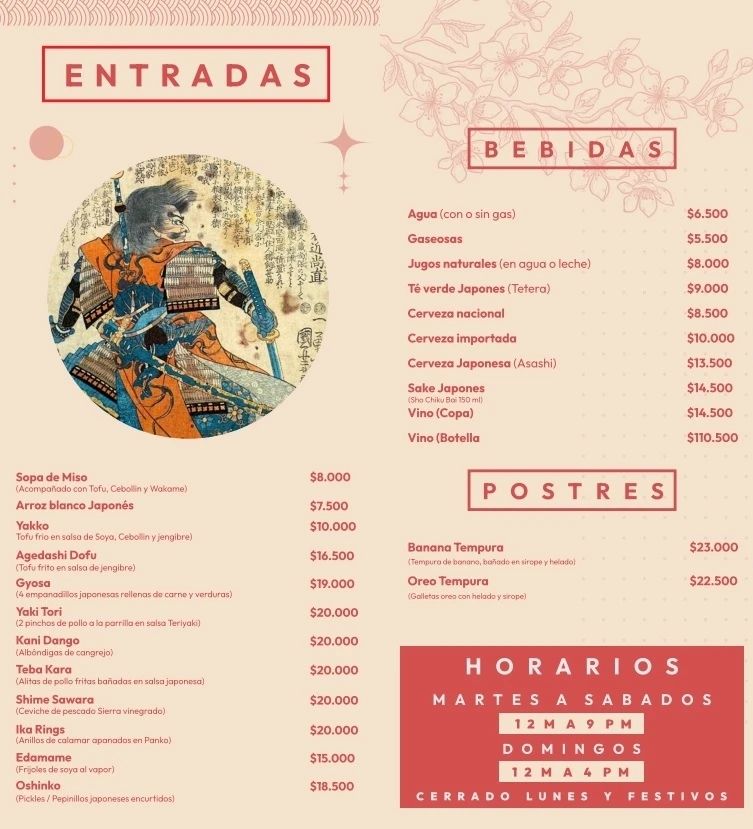 Samurai - Ya Cocina Japonesa | Bogotá