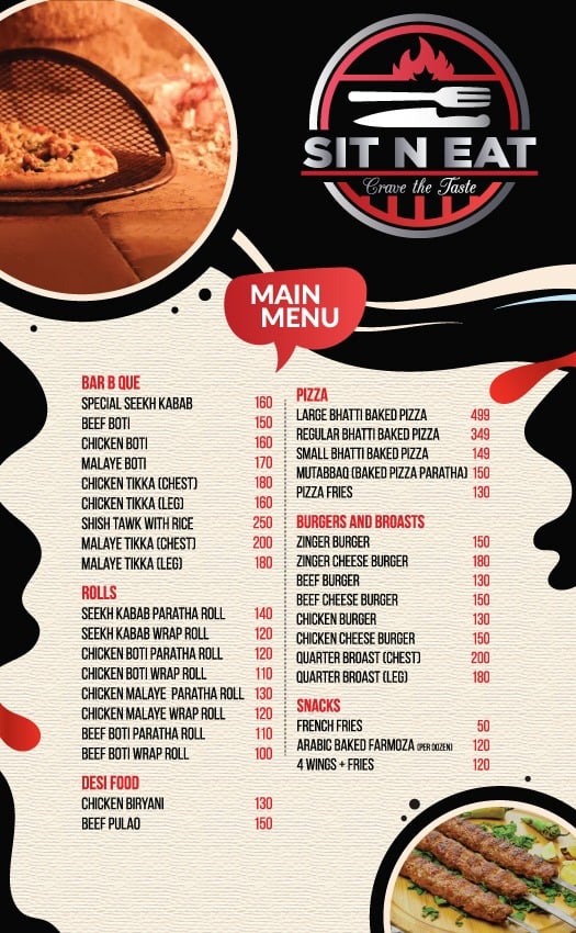 Sit n Eat - ‼️ATTENTION‼️ Here’s the complete list of our...