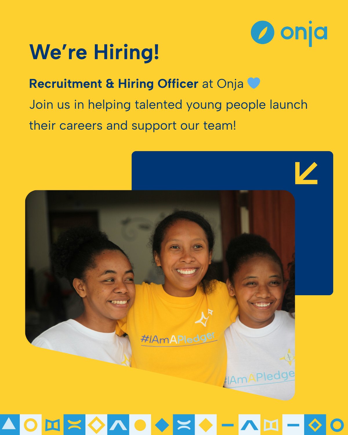 Onja Madagascar - 🌟 We’re Hiring! 🌟 Onja is looking for a... | Facebook