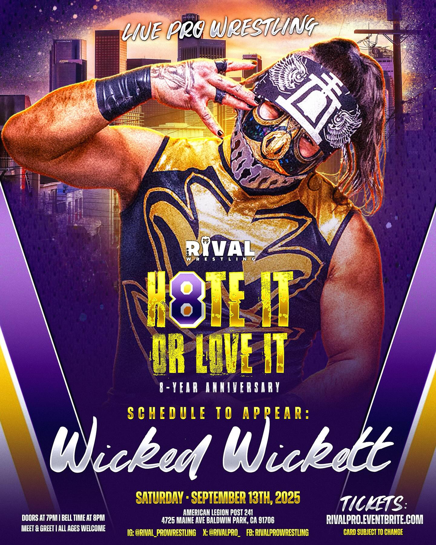 RIVAL - 🚨 From the Wickside! 🚨 Cartel De Los Villanos very own ...