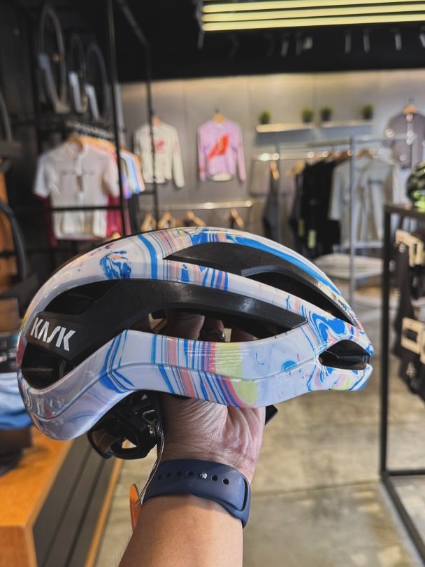 paul smith kask helmets x Ombr Blue  en/r/oute triathlon. Paul Smith + Kask White