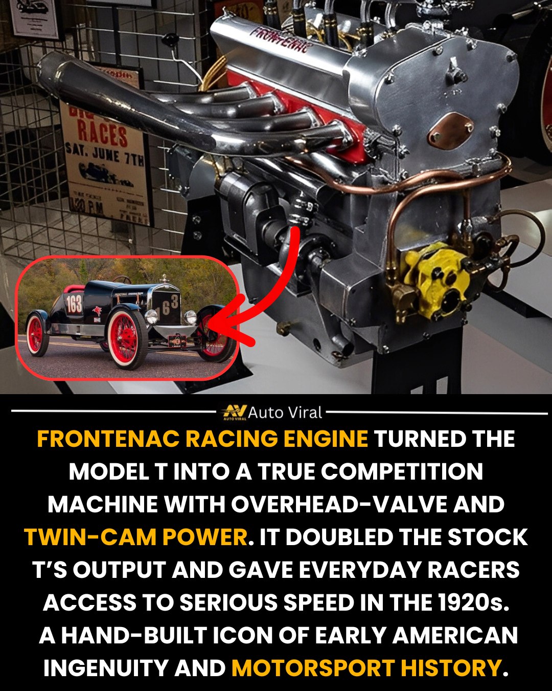 Auto - The Frontenac racing engine transformed the humble Ford Model T ...