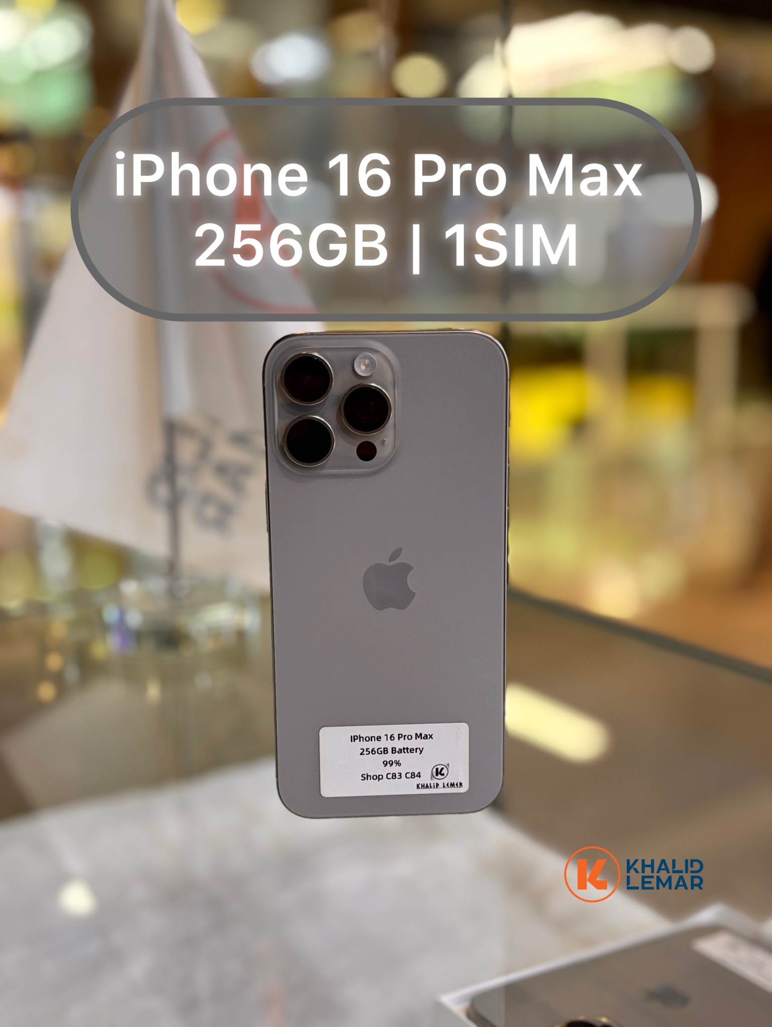 iphone16promax ? Grab yours today ? ?256GB internal storage 