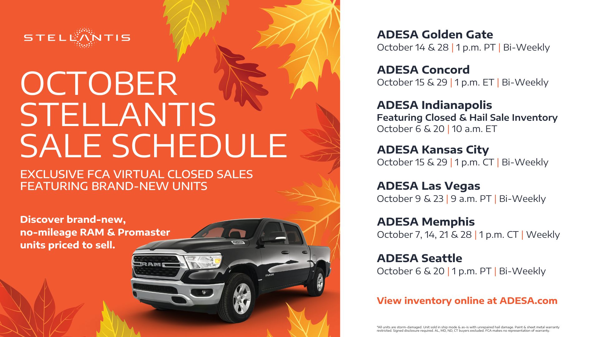 ADESA Las Vegas - 🔥 Fresh from Stellantis! Enhance your... | Facebook