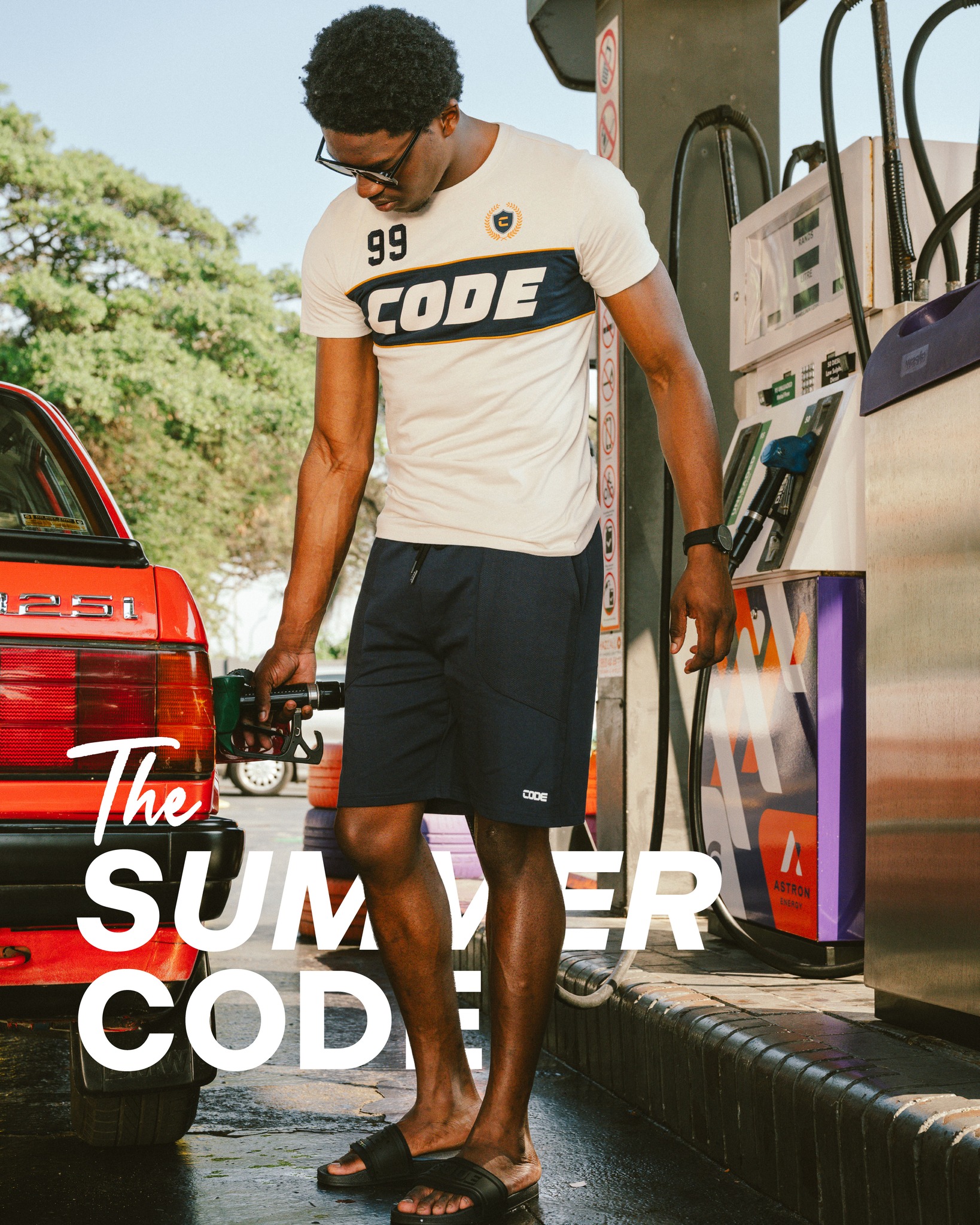 Full tank, fresh fit. 🚘💨 Keep it low-key and comfortable with