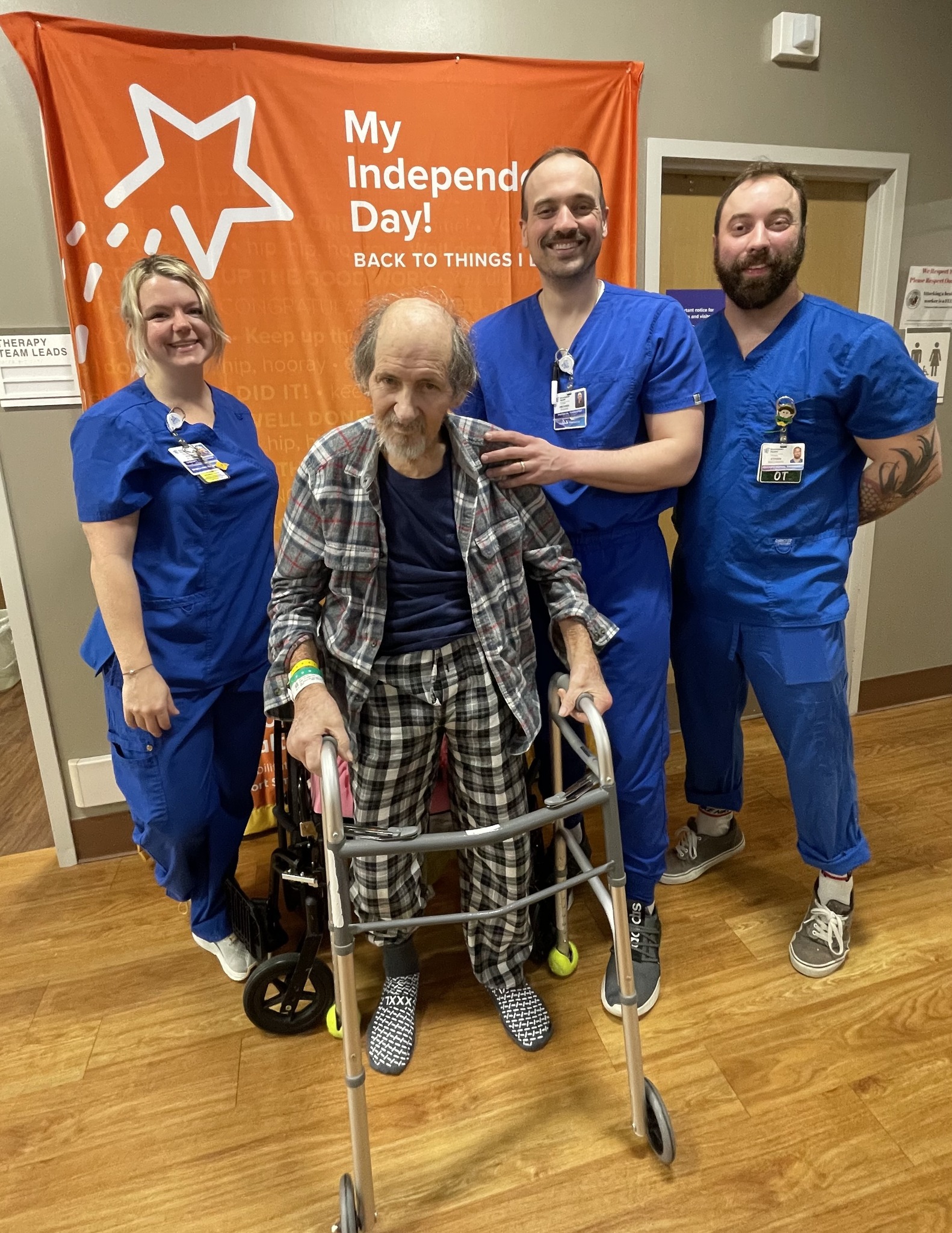 Encompass - Ron Roop came to Encompass Health Fort Smith after a stroke ...