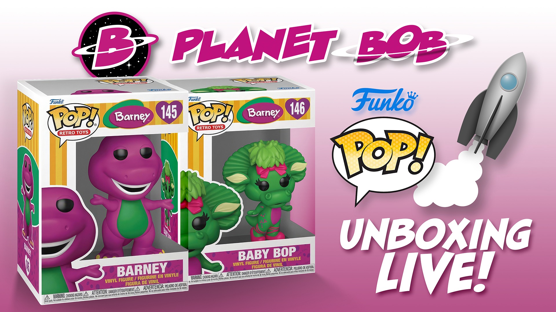 First look at Barney and Baby Bop Pops! #funko #barney #popvinyl