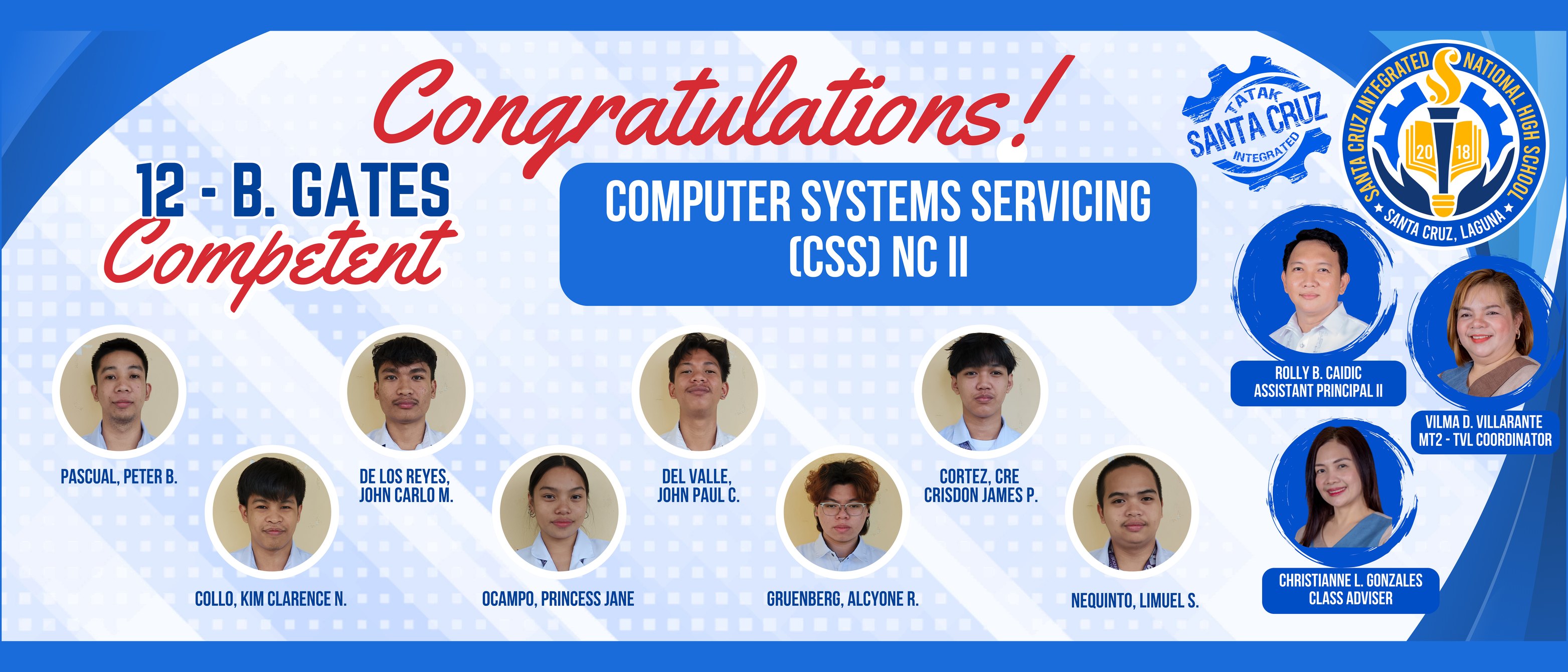 DepEd Tayo Santa Cruz INHS - Laguna - Code of Success: Grade 12-Gates ...