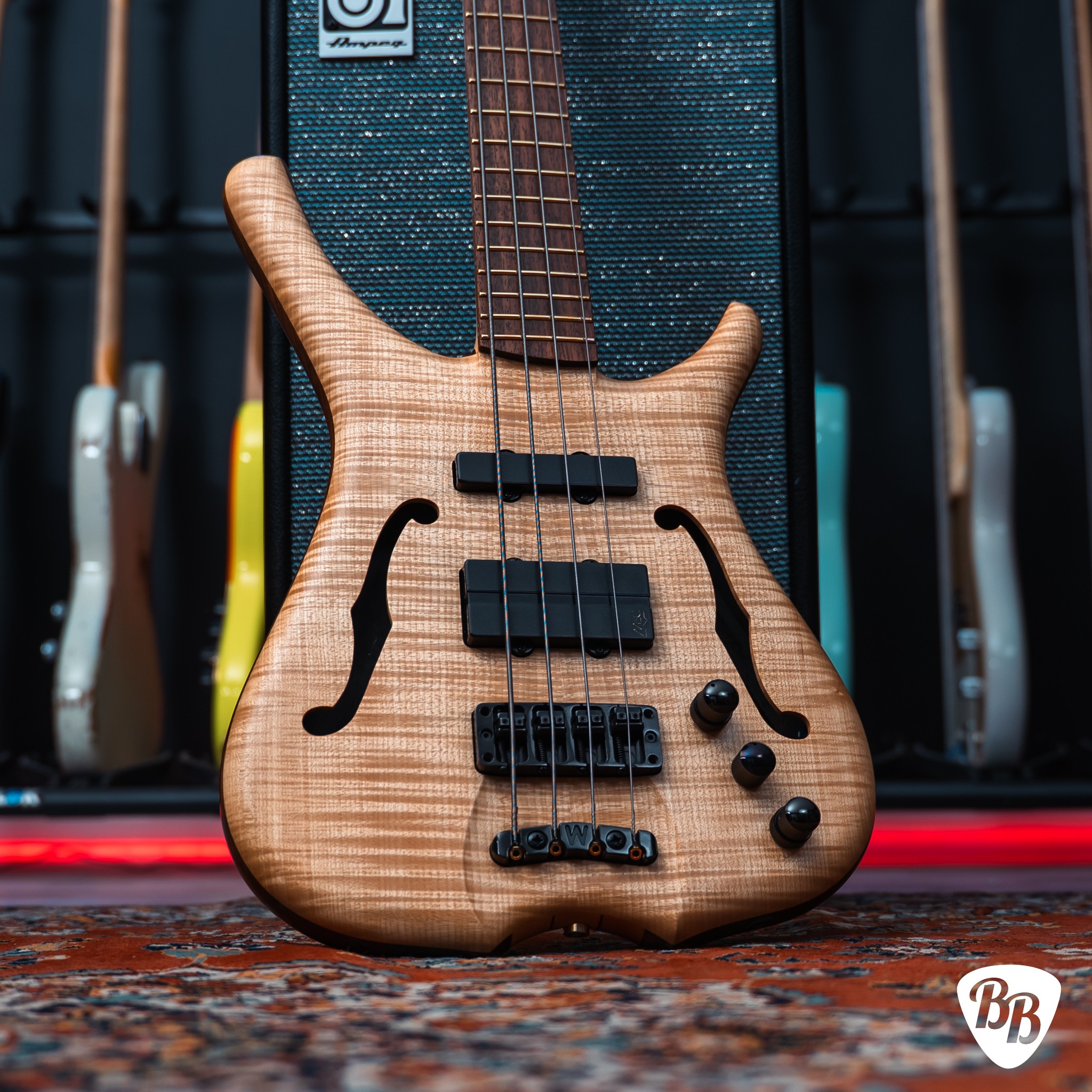 2001 Warwick Infinity Masterbuilt Look at the flame on that 